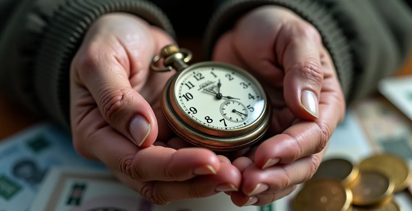 Symbolische Darstellung der Lebensplanung im Schweizer Rentenalter