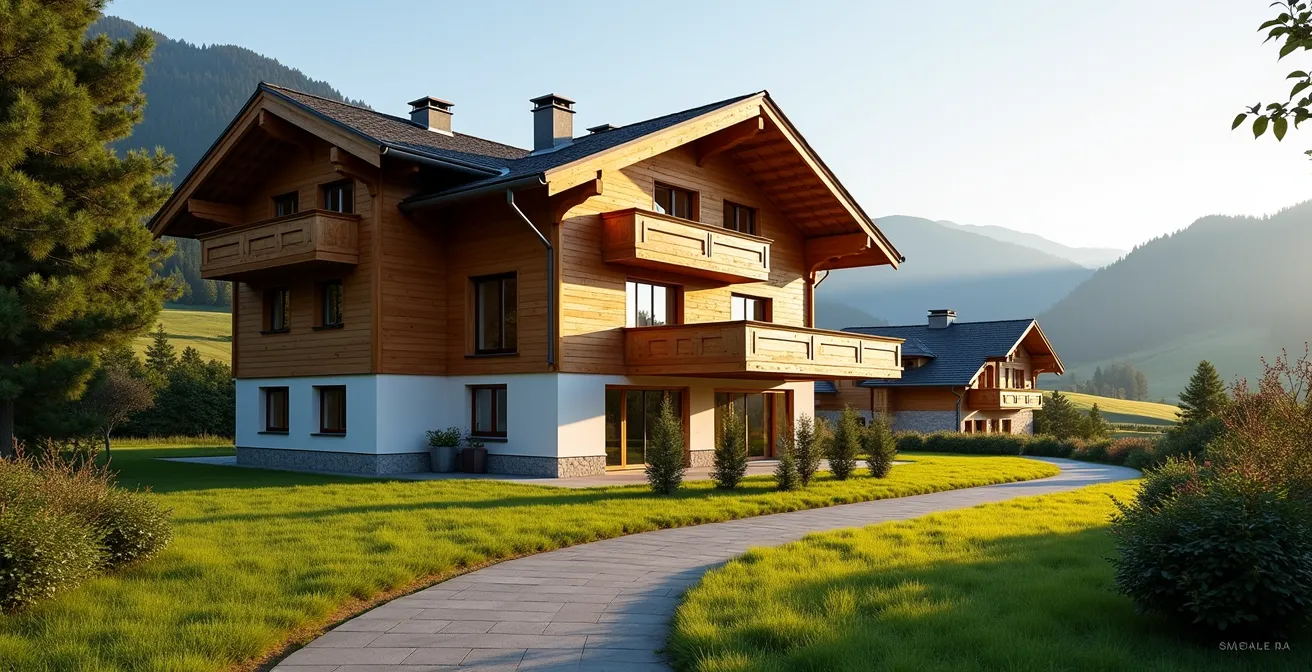 Dreigenerationenhaus mit separatem Einliegerwohnung-Eingang in ländlicher Schweizer Umgebung